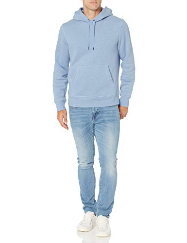 Amazon Essentials Fleece Pullover Hooded Sweatshirt Fashion-Sweatshirts, Azul Claro Mezcla, 45-47