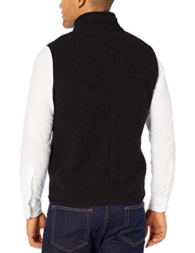 Amazon Essentials High Pile Fleece Vest outerwear-vests, Negro, US S (EU S)