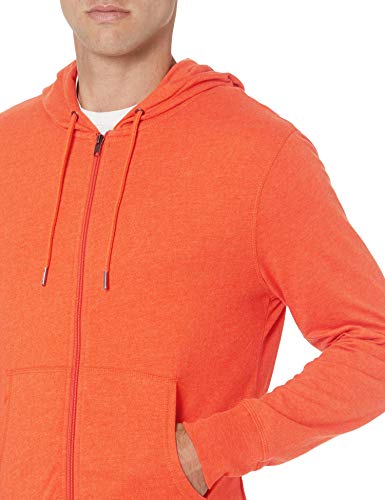Amazon Essentials Lightweight Jersey Full-Zip Hoodie Fashion, Naranja, US S (EU S)