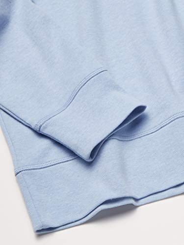 Amazon Essentials Long-Sleeve Lightweight French Terry Crewneck Sweatshirt Athletic-Sweatshirts, Azul Claro, 48-50