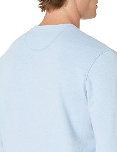 Amazon Essentials Long-Sleeve Lightweight French Terry Crewneck Sweatshirt Athletic-Sweatshirts, Azul Claro, 48-50