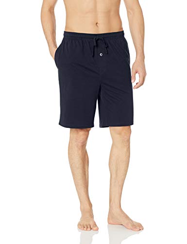 Amazon Essentials - Pantalón corto de pijama para hombre, Azul (Navy Nav), US S (EU S)