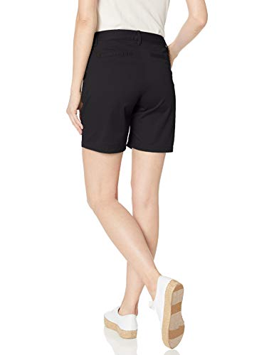 Amazon Essentials - Pantalón corto estilo chino, entrepierna 17,78 cm, para mujer, Negro, US 16 (EU XL - 2XL)