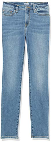 Amazon Essentials pantalón vaquero ceñido (skinny) para mujer, Azul pálido, 10 Regular