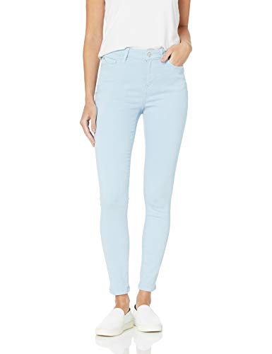 Amazon Essentials pantalón vaquero ceñido (skinny) para mujer, Azul pálido, 10 Regular
