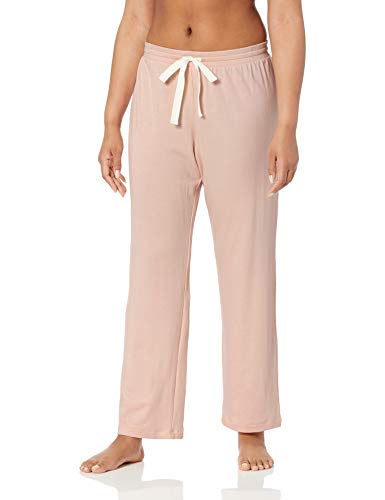 Amazon Essentials – Pantalones ligeros de tejido de rizo para mujer, Rosado claro, US L (EU L - XL)