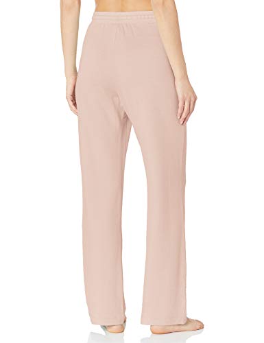 Amazon Essentials – Pantalones ligeros de tejido de rizo para mujer, Rosado claro, US L (EU L - XL)