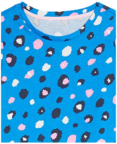 Amazon Essentials Short-Sleeve Tunic T-Shirts, Leggings Outfit Sets Dresses, Juego de Animales Azules, 9-10 años