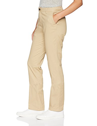 Amazon Essentials Straight-fit Stretch Twill Chino Pantalones Informales, caqui, 18 Regular