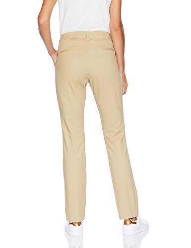 Amazon Essentials Straight-fit Stretch Twill Chino Pantalones Informales, caqui, 18 Regular