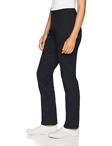 Amazon Essentials Straight-fit Stretch Twill Chino Pantalones Informales, Negro, 2 Regular
