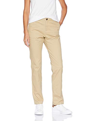 Amazon Essentials Straight-Fit Stretch Twill Chino Pants, Caqui, 4 Regular