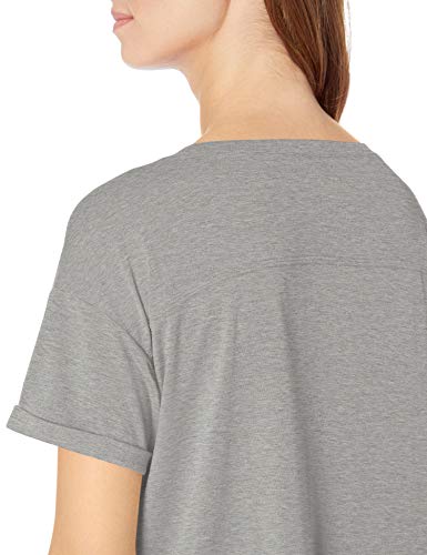 Amazon Essentials Studio Relaxed-Fit Crewneck T-Shirt Fashion-t-Shirts, Mediano, Gris, Large