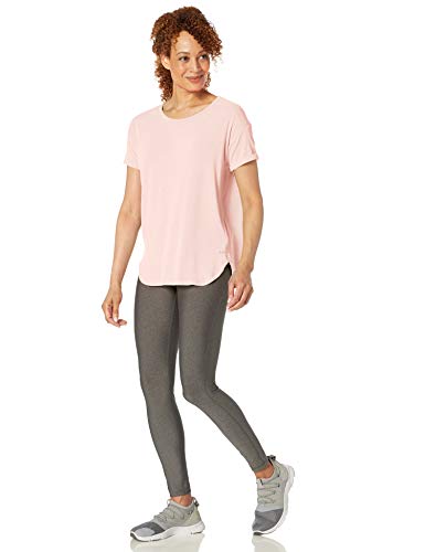 Amazon Essentials Studio Relaxed-Fit Crewneck T-Shirt Fashion-t-Shirts, Rosado Claro, Large