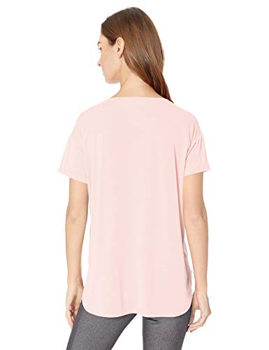 Amazon Essentials Studio Relaxed-Fit Crewneck T-Shirt Fashion-t-Shirts, Rosado Claro, Large