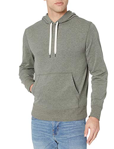 Amazon Essentials Sudadera Ligera de Felpa Francesa con Capucha. Fashion-Hoodies, Gris Oliva, US M (EU M)