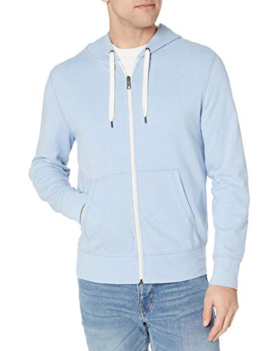 Amazon Essentials Sudadera Ligera de Felpa Francesa con Cremallera Completa Fashion-Hoodies, Azul Claro, US S (EU S)