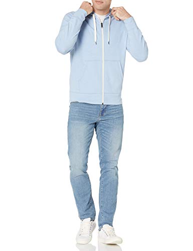 Amazon Essentials Sudadera Ligera de Felpa Francesa con Cremallera Completa Fashion-Hoodies, Azul Claro, US S (EU S)
