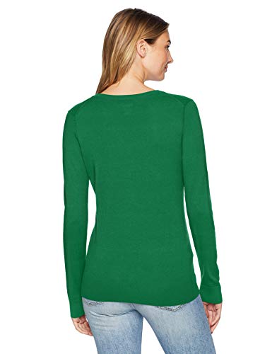 Amazon Essentials Suéter Ligero Con Cuello En V. pullover-sweaters, Verde, US S (EU S - M)