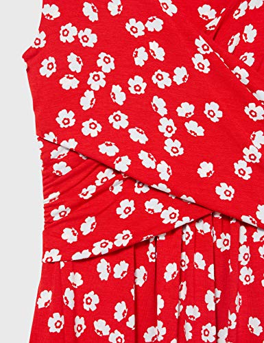 Amazon Essentials Vestido Cruzado sin Mangas Dresses, Amapola roja, US L (EU L - XL)