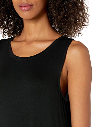 Amazon Essentials - Vestido sin mangas para mujer, Negro, US S (EU S - M)