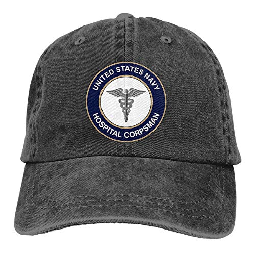 Ameok-Design US Navy Hospital Corpsman HM Vintage Gorra de béisbol para hombres y mujeres