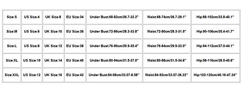 AMYGG Mujeres Criss Cross Trajes de Baño de Cintura Alta Vendaje Bikini Wrap Top Traje de Baño Vendaje Atlético Traje de Baño Halter Trajes de Baño de Dos Piezas H M