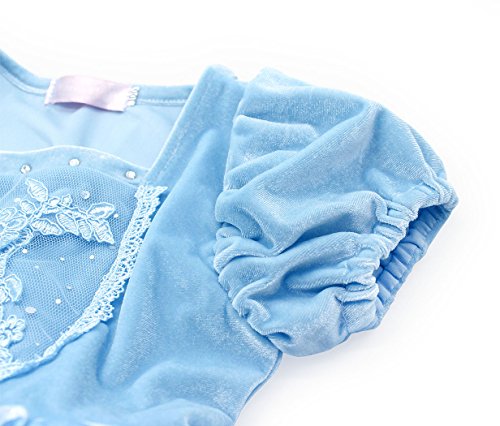 AmzBarley Vestido Niña Princesa Tutu Disfraz Cumpleaños Carnaval Traje Princesa Niña Fiesta Halloween Navidad Cosplay