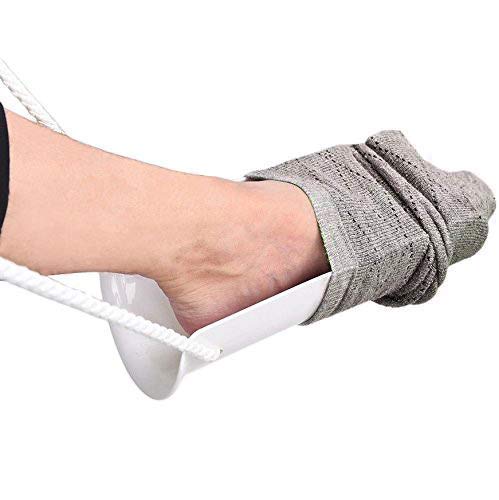 Ancianos Hombres Calcetines Vestimenta Equipo de ayuda Mujeres embarazadas Eviten doblar Calcetines de cintura Herramientas para el vendaje Anciano con discapacidad Calcetín Ayuda para el apósito