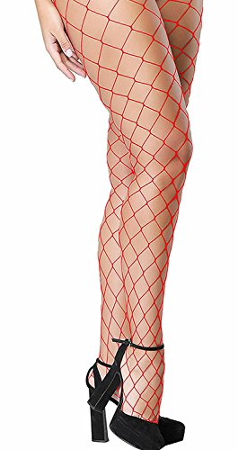 ANDIBEIQI 4 Pares Medias de Rejilla de Red Calcetines de Rejilla para Mujer Fishnet Tights Talla única