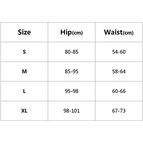 Andux Zone Ropa Interior Acolchada sin Costuras de la Mujer-Esponja Femenina Botín Padded Panty SS-NK01 (Negro, S)