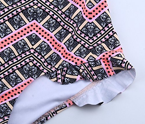 Angerella Mujer Retro Polka Punto Cintura Alta Traje de baño Bikini