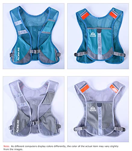 Aonijie Unisex Running Chaleco de Hidratación Ultraligero Mochilas Trail Ideal Para Senderismo, Maratón, Escalada y Ciclismo (Hot Pink)