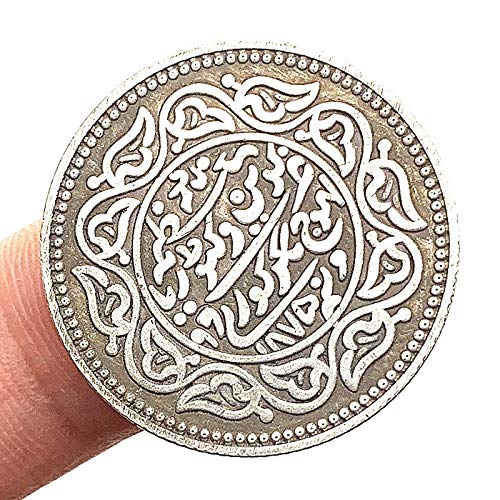 Arabia Saudita Monedas de Cobre Antiguas Antiguo Medallón de Plata Colecciones Proceso de 24 Mm Monedas de Plata de Cobre Moneda Moneda Conmemorativa Recolectar/Plata/Redondo