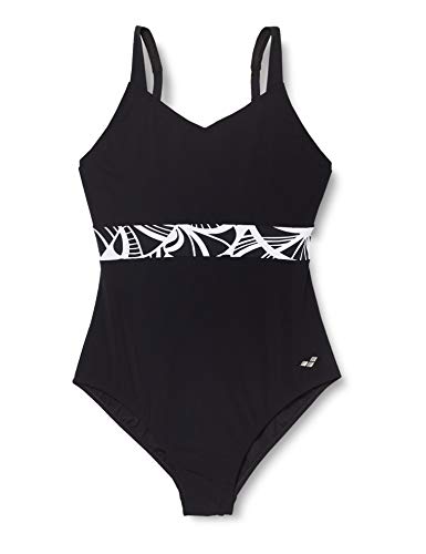 ARENA Bañador 1P Hina Cradle Back One Traje De Baño, Mujer, Black/Black, 46