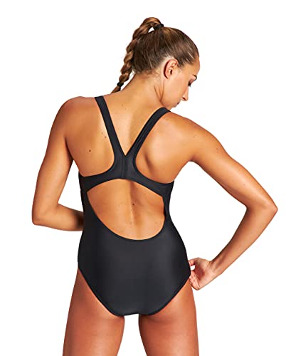 ARENA Bañador Deportivo Mujer Trick, Black-White, 38 (004390)