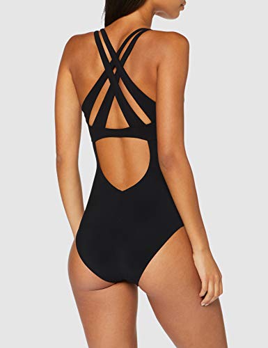 ARENA Bañador para Mujer Bodylift Francesca con Copa C, Mujer, Traje de baño de una Sola Pieza, 002338, Color Negro, 46