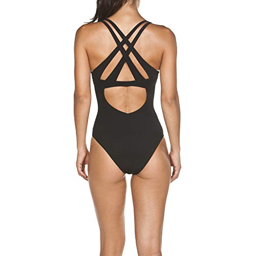 ARENA Bañador para Mujer Bodylift Maia C-Cup, Mujer, Traje de baño de una Pieza, 001937, Negro, 32