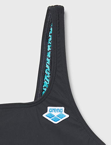 ARENA Bikini para Mujer Icons Mono, Mujer, Parte Superior de Bikini, 003111, Gris Ceniza, 38