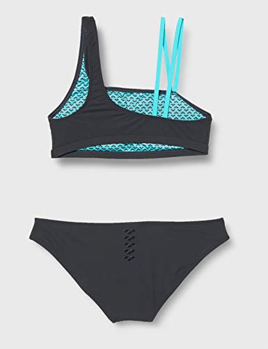 ARENA Bikini para Mujer Icons Mono, Mujer, Parte Superior de Bikini, 003111, Gris Ceniza, 38