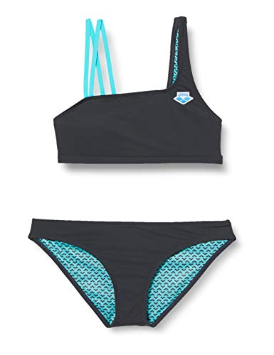 ARENA Bikini para Mujer Icons Mono, Mujer, Parte Superior de Bikini, 003111, Gris Ceniza, 38