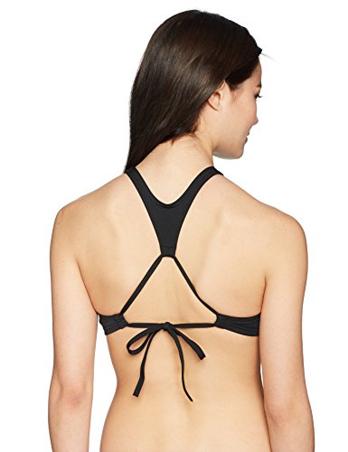 ARENA Crop Think Top De Bikini Mujer Rulebreaker Crop Think, Mujer, Black-Yellow Star, L