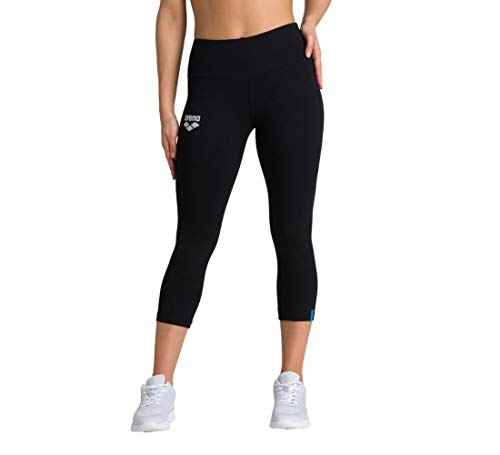 ARENA Damen 3/4 Hose Sport Te Corsaire Leotardos, Mujer, Negro, Medium