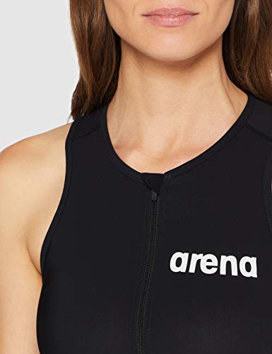 ARENA Powerskin St 2.0 - Camiseta de triatlón para Mujer, otoño/Invierno, Mujer, Color Black/Royal, tamaño S/38