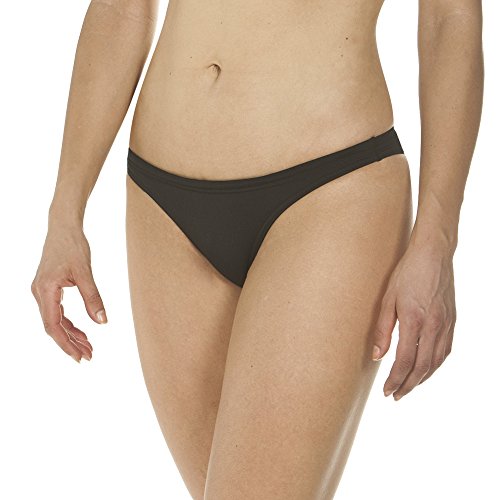 ARENA Solid Bottom Braguita de Bikini, Mujer, Negro (Black/White), 38
