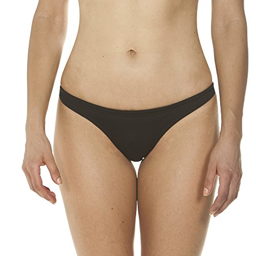 ARENA Solid Bottom Braguita de Bikini, Mujer, Negro (Black/White), 40