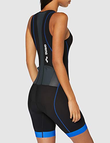 ARENA St 2.0 - Traje de triatlón para Mujer con Cremallera Frontal, Mujer, 001505, Black/Royal, Extra-Small