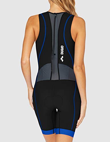 ARENA - Traje de triatlón para Mujer St 2.0 con Cremallera Trasera, Mujer, Traje de triatlón, 001506, Black/Royal, Small