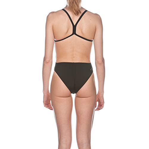 Arena W High Bañador Deportivo Mujer Solid Light Tech Alto, Black-White, 42