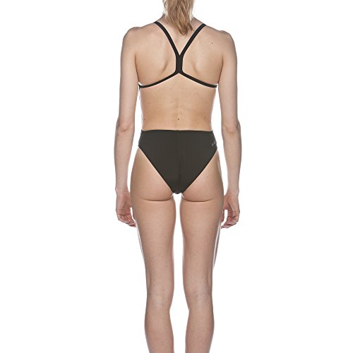 Arena W High Bañador Deportivo Mujer Solid Light Tech Alto, Black-White, 42